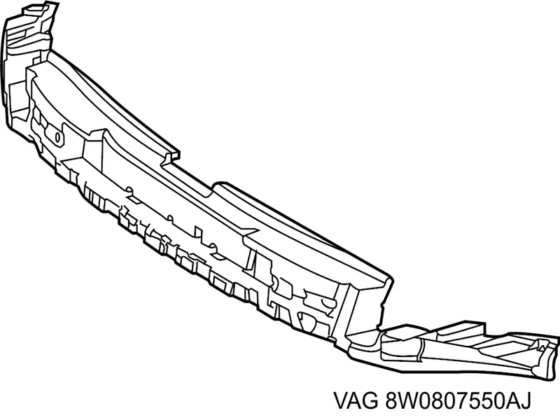 Абсорбер бампера переднього VAG 8W0807550AJ ціна, від 32.55 USD