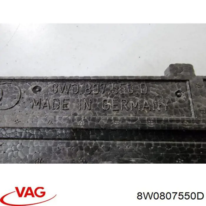 Абсорбер бампера переднього VAG 8W0807550D ціна, від 38.01 USD