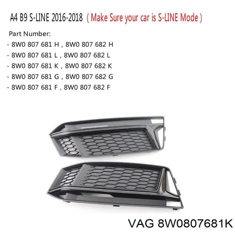 8W0807681K VAG 