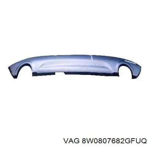 8W0807682GFUQ VAG Решітка переднього бампера, права