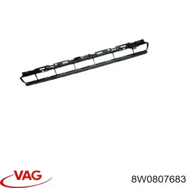 Решітка переднього бампера, центральна VAG 8W0807683 ціна, від 20.50 USD