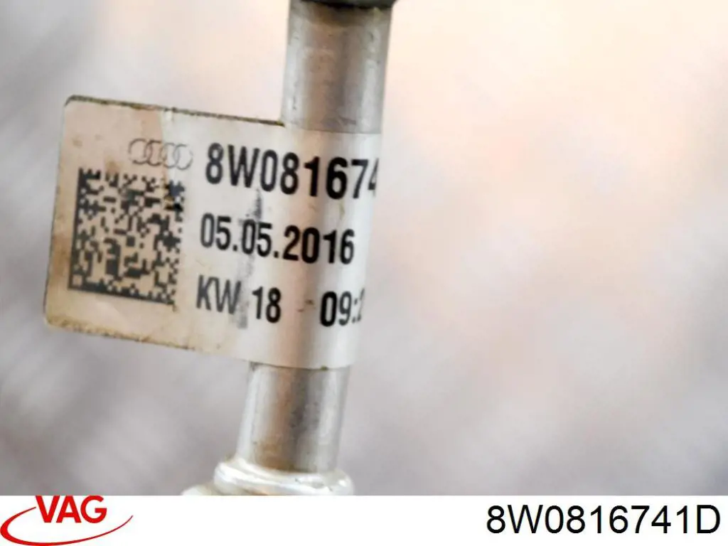 Шланг кондиціонера, від радіатора до випарника VAG 8W0816741D ціна, від 63.35 USD
