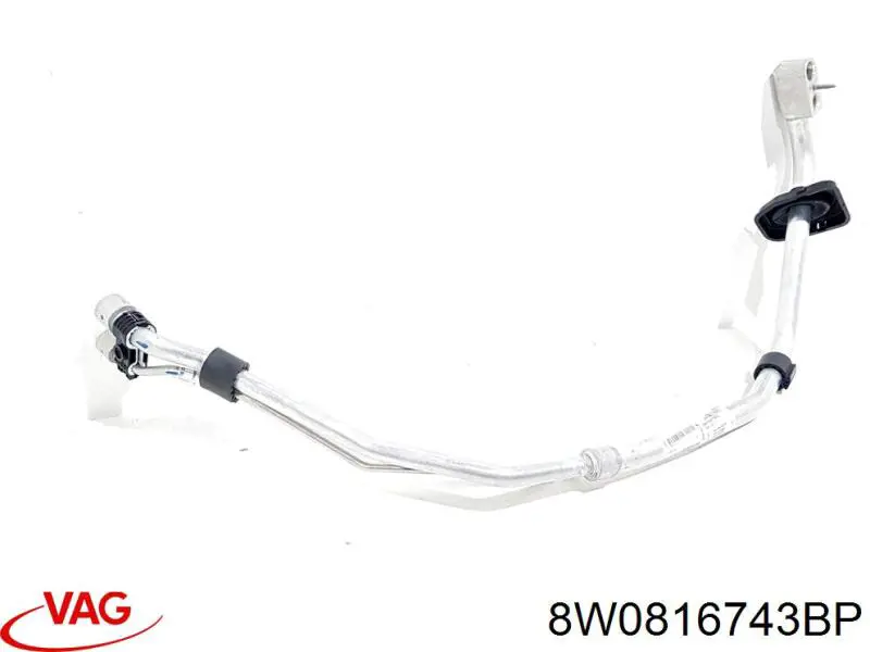 8W0816743BP VAG Шланг кондиціонера, від випарника до компресора