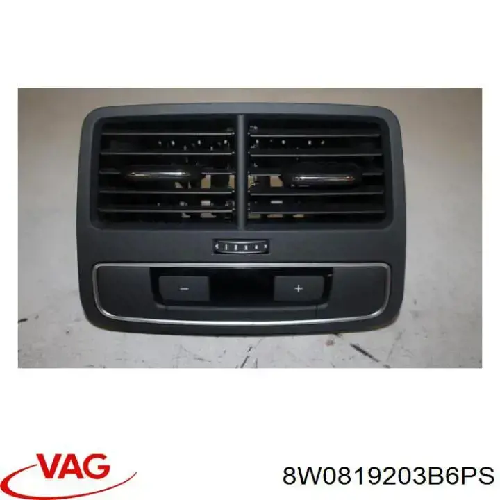 8W0819203B6PS VAG Решітка вентиляції салону в підлокітнику, задня