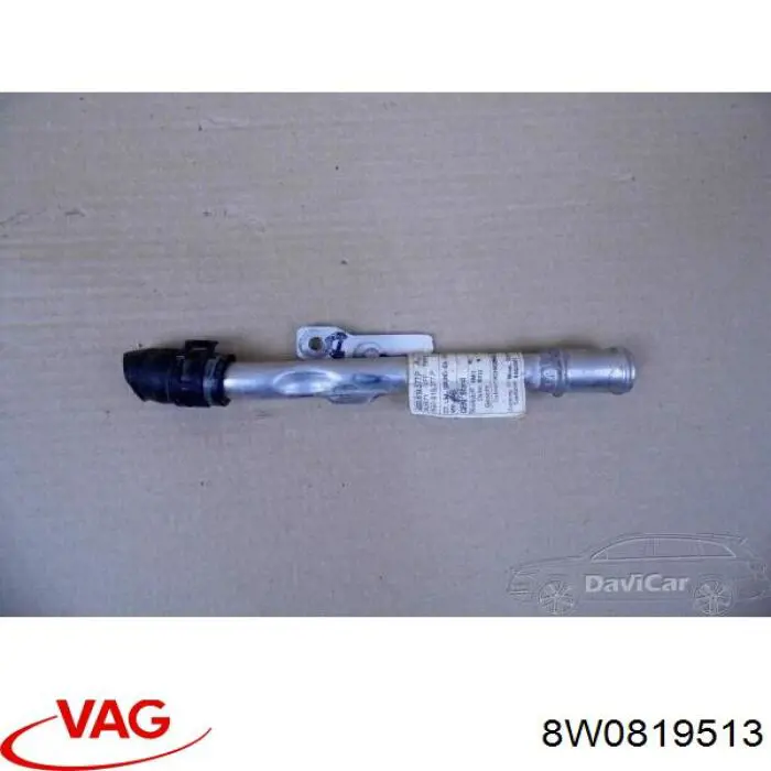 8W0819513 VAG Повітропровід, розподільник повітря під "торпедо", центральний