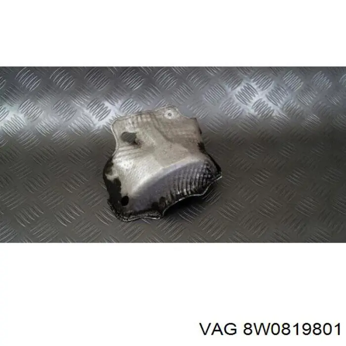 Повітропровід, розподільник повітря на консолі, центральний 8W0819801 VAG