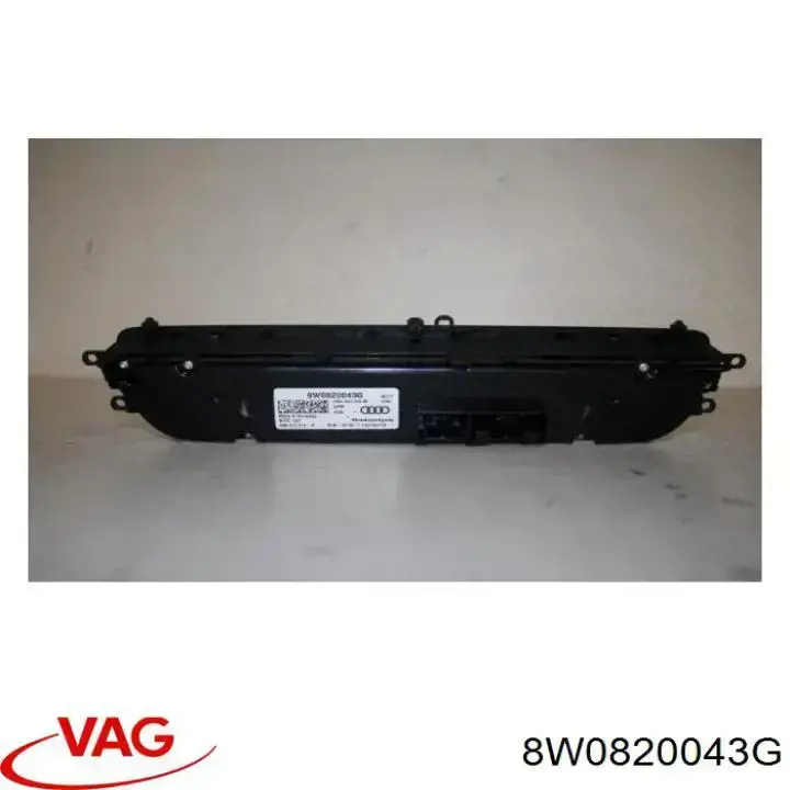 Блок управління кондиціонером 8W0820043G5PR VAG