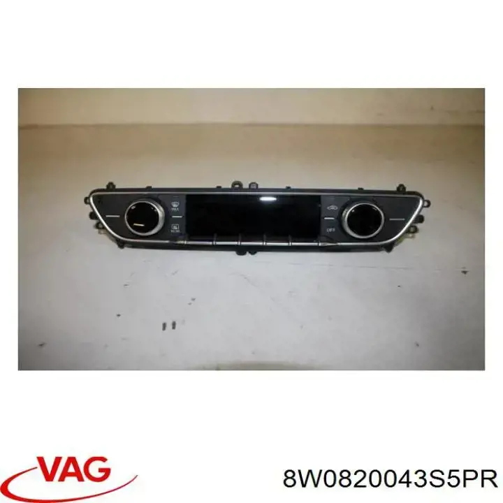 Блок управління кондиціонером 8W0820043F5PR VAG