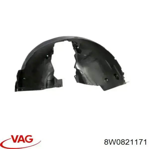 Підкрилок переднього крила, лівий VAG 8W0821171 ціна, від 51.82 USD