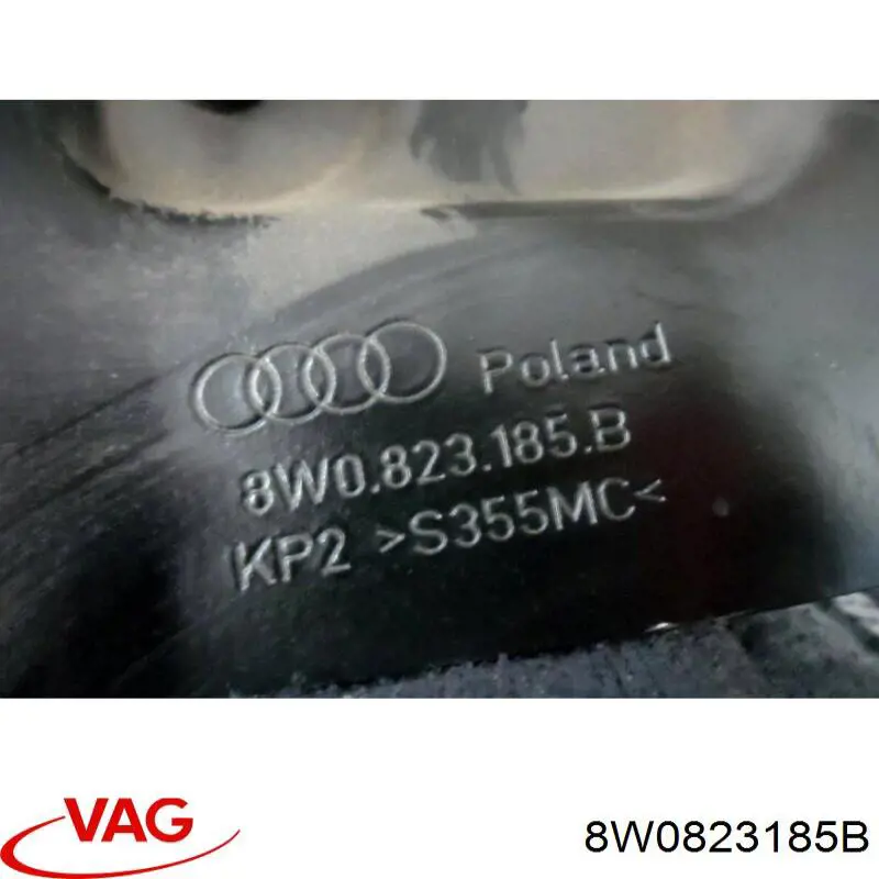 8W0823185B VAG Стояк-гак замка капота