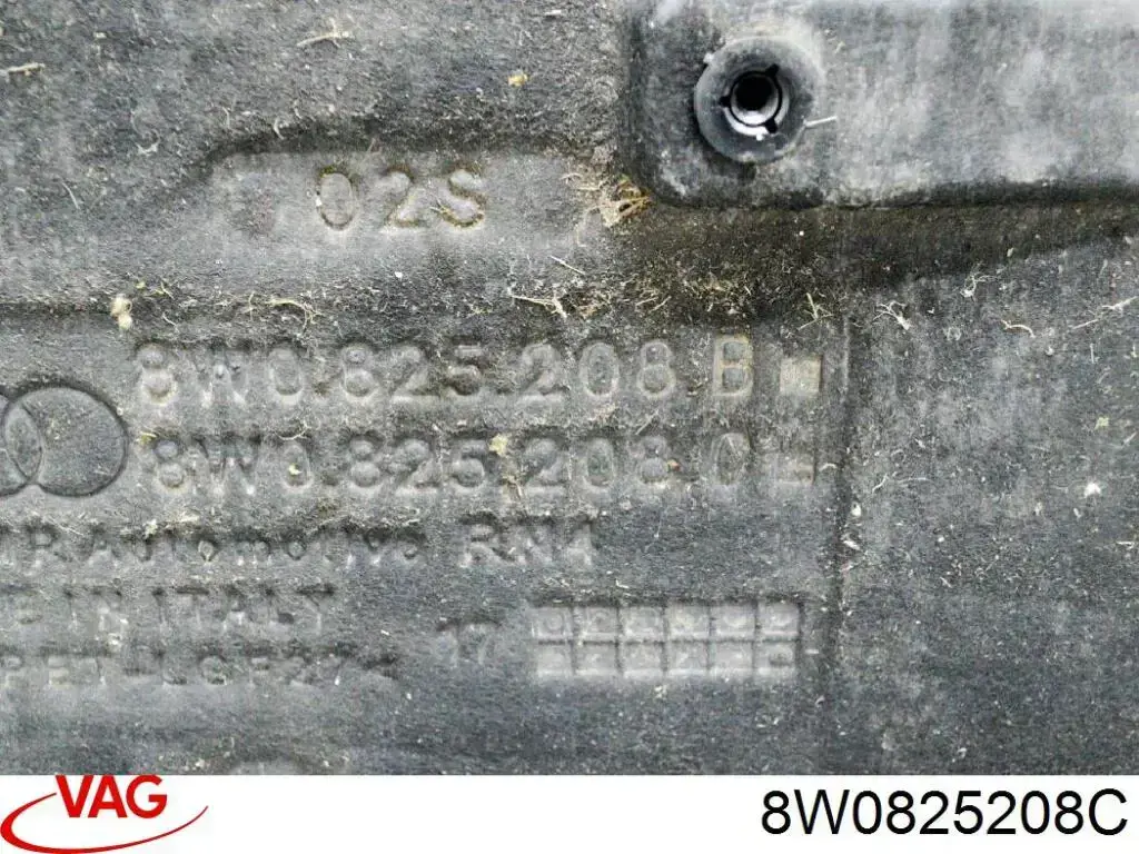 Захист днища, правий VAG 8W0825208C