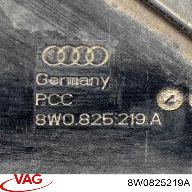 Купити 8W0825219A VAG Захист днища, задній правий