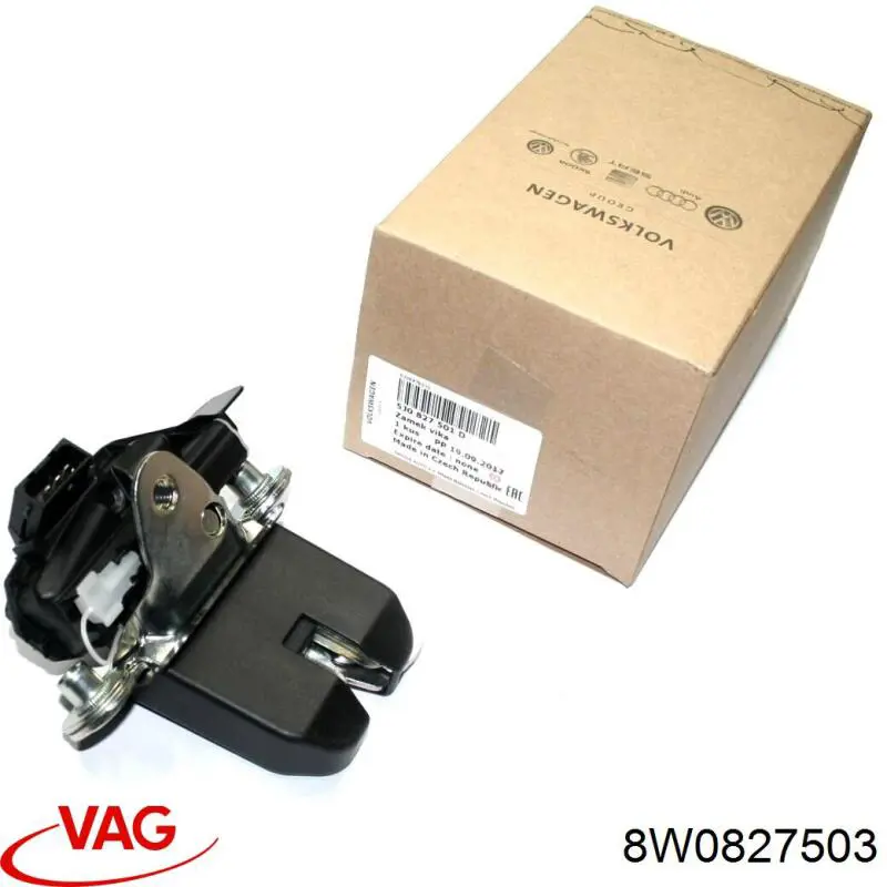Купити 8W0827503 VAG Замок 3/5-х дверей, задній