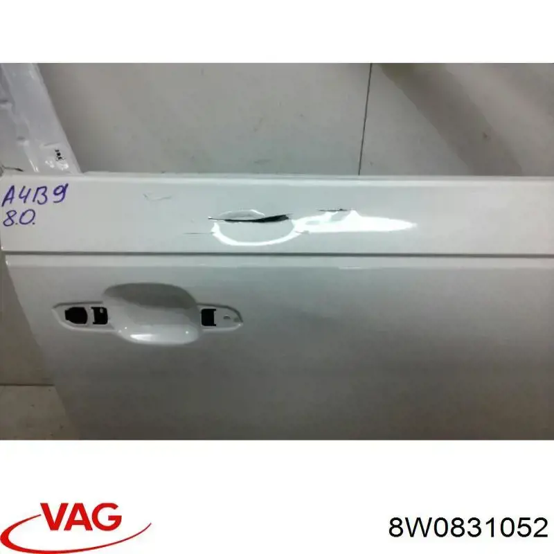 Двері передні, праві VAG 8W0831052 ціна, від 400.90 USD