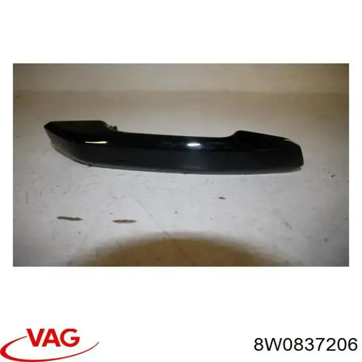 Ручка двері правою зовнішня перед/зад VAG 8W0837206A ціна, від 6.33 USD