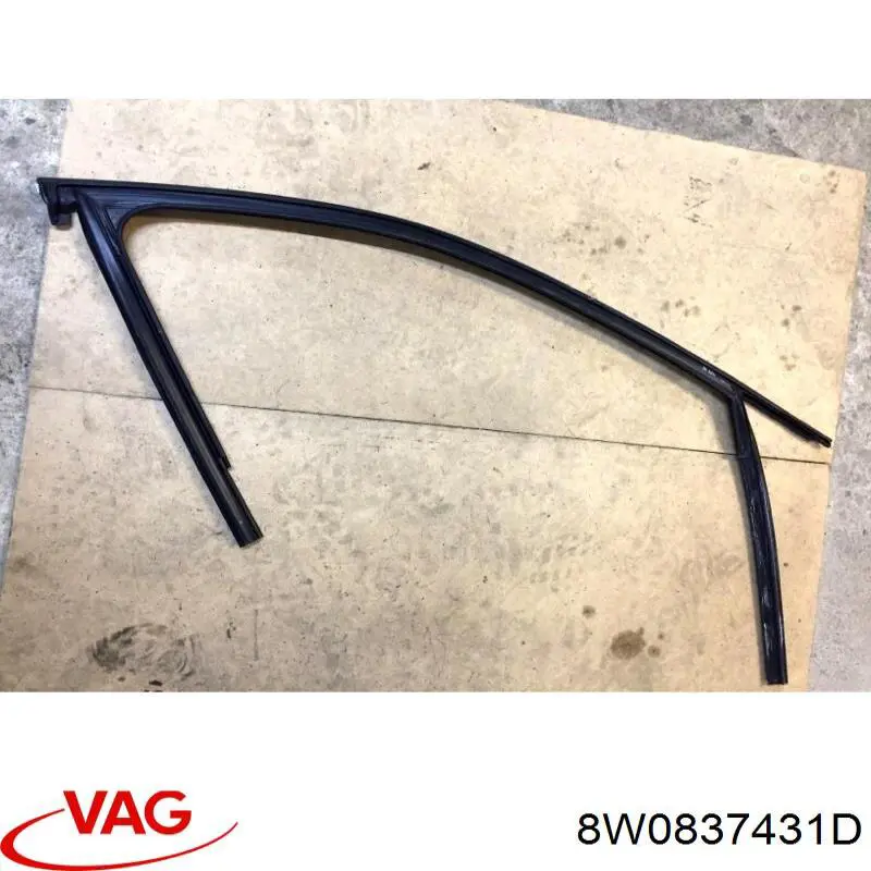 8W0837431C VAG Направляюча скла рамки двері, передньої лівої
