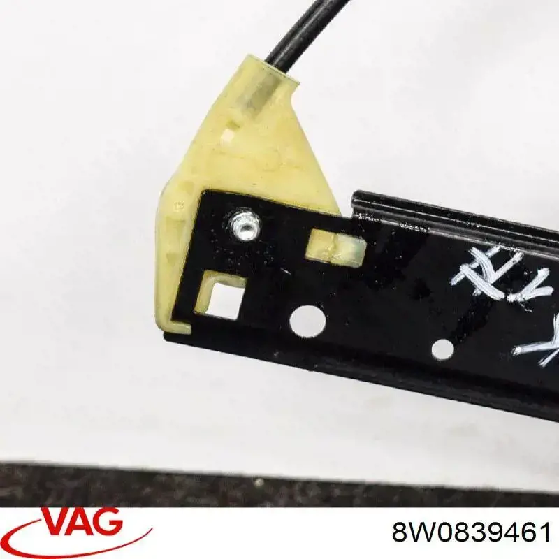 Механізм склопідіймача двері задньої, лівої 8W0839461A VAG