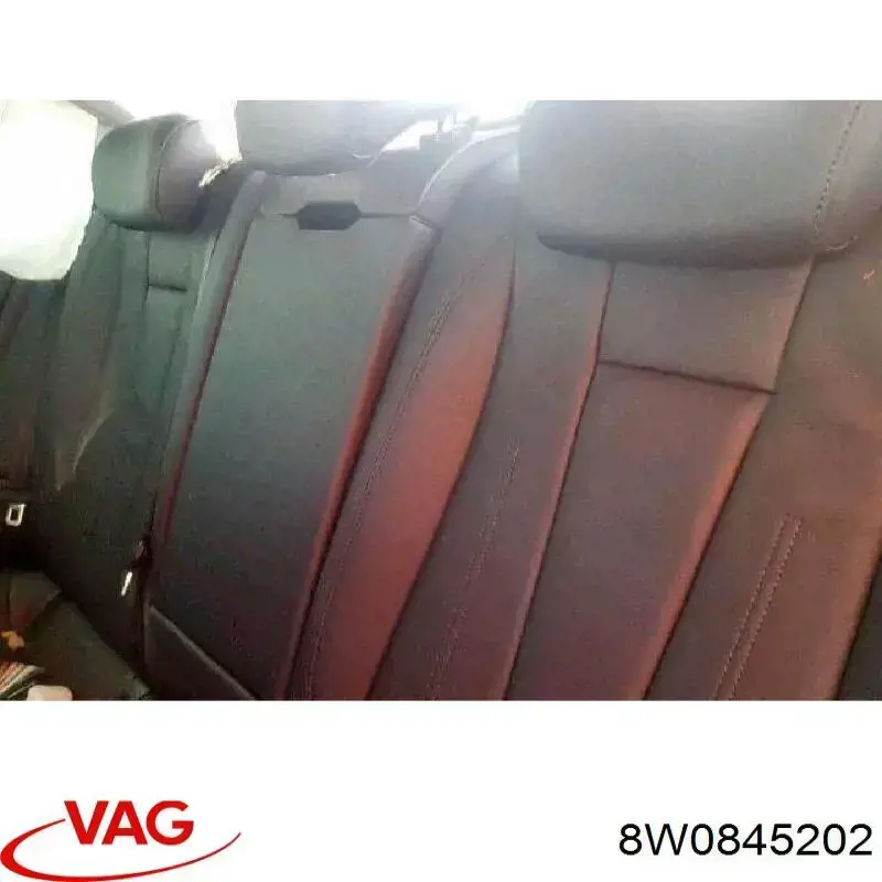 Купити 8W0845202 VAG Скло передніх дверей, правою