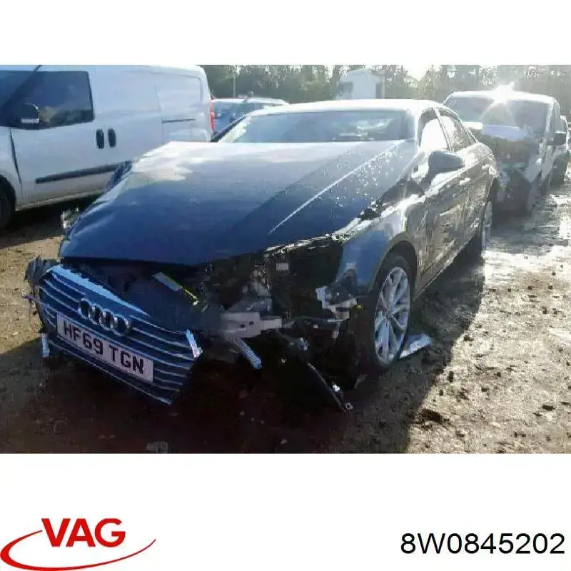 Скло передньої правої двері VAG 8W0845202 ціна, від 12.70 USD