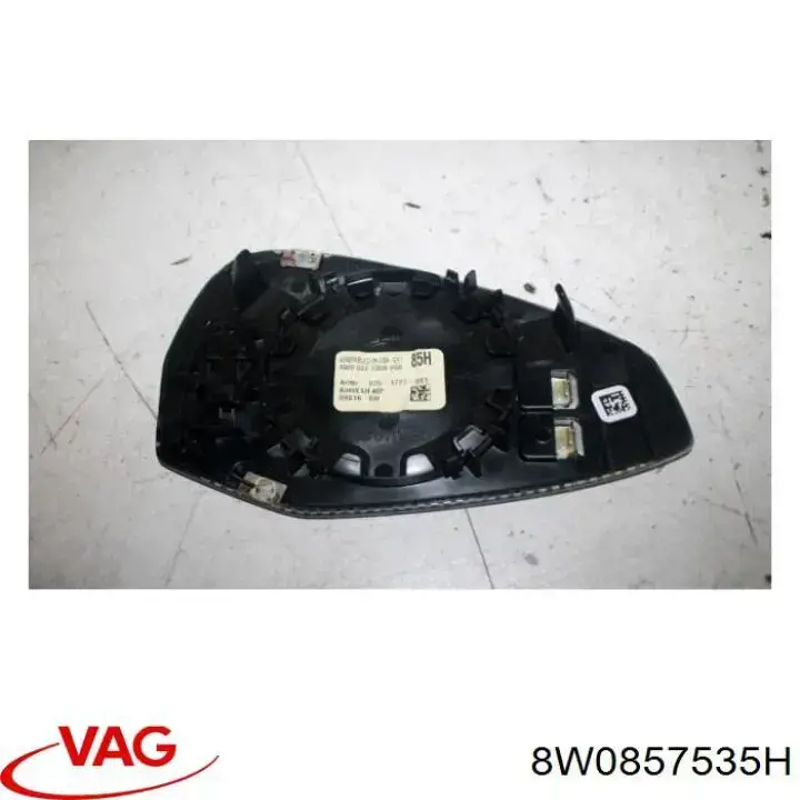 Дзеркальний елемент лівого дзеркала заднього виду VAG 8W0857535H ціна, від 146.73 USD