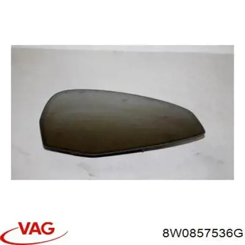 Дзеркальний елемент правого дзеркала заднього виду VAG 8W0857536G ціна, від 98.76 USD