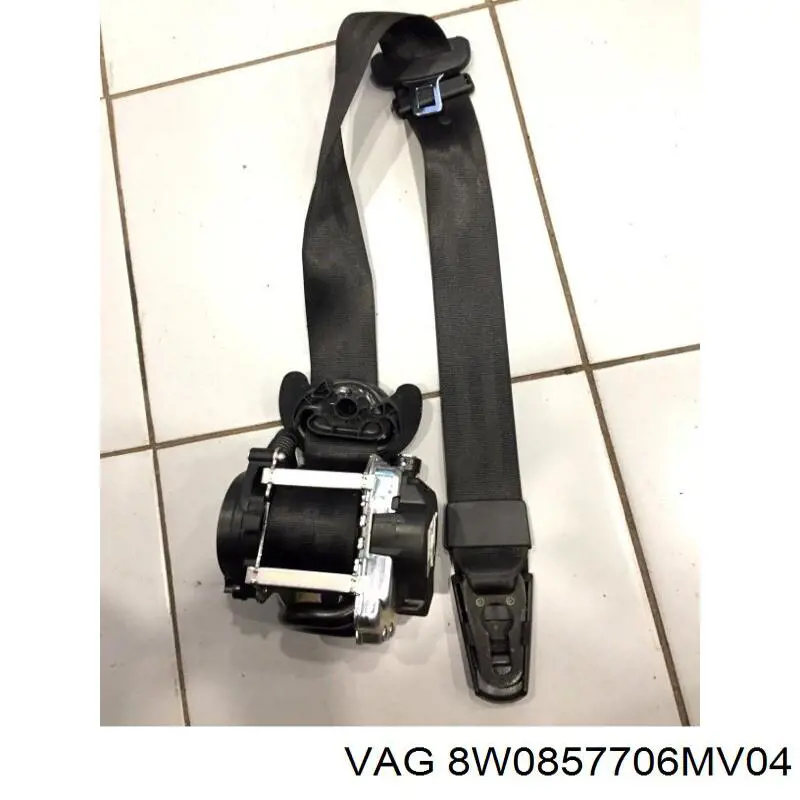 Пасок безпеки передній правий VAG 8W0857706V04 ціна, від 121.55 USD