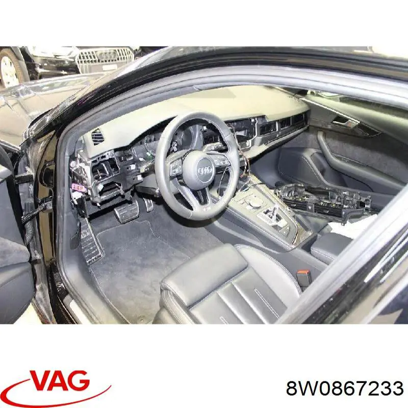 Обшивка стійки кузова внутрішня, передня ліва VAG 8W0867233 ціна, від 50.68 USD