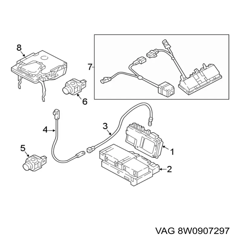 VAG 8W0907297 ціна, від 33.48 USD