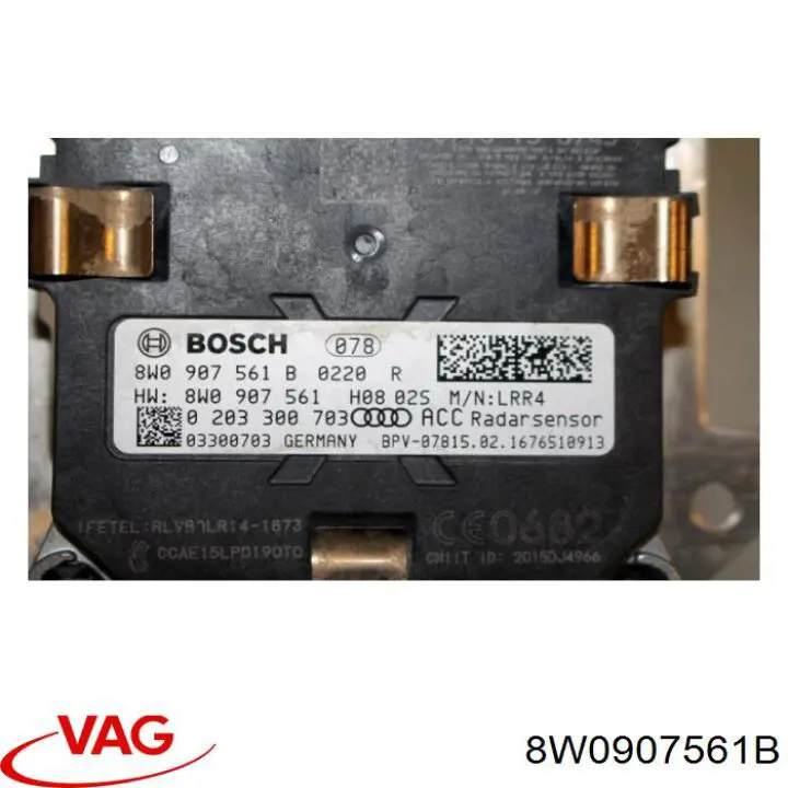 Радарний датчик дистанції VAG 8W0907561B ціна, від 354.74 USD