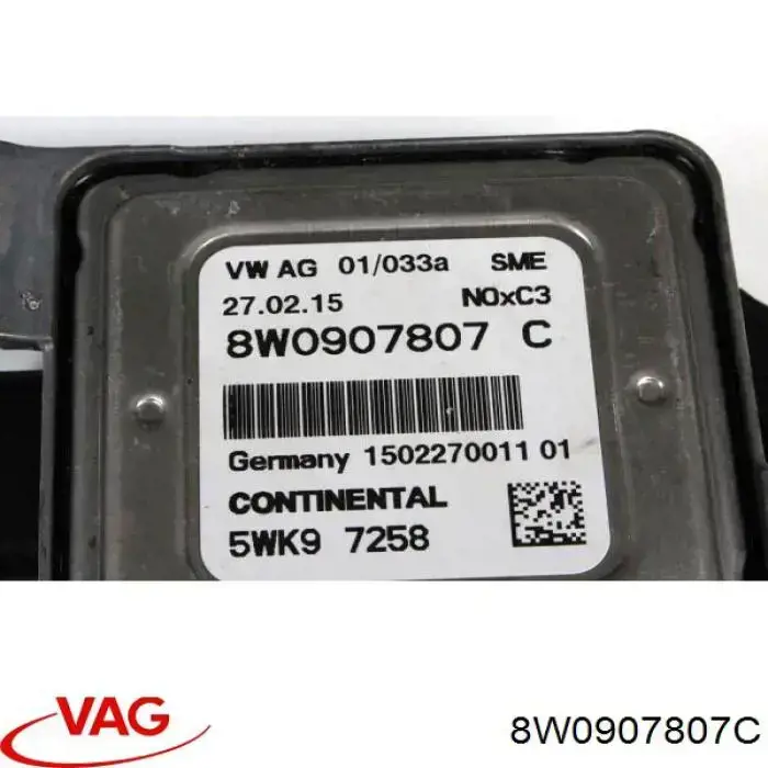 Датчик оксидів азоту NOX 8W0907807C VAG