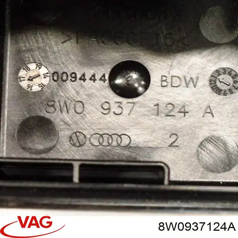 8W0937124A VAG Реле запобіжників