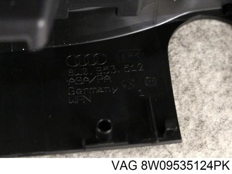 Захисний кожух кермового механізму VAG 8W09535124PK ціна, від 6.30 USD