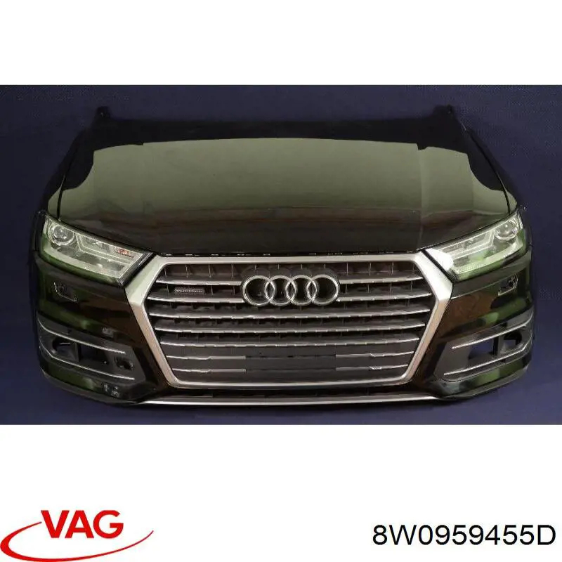 Купити 8W0959455D VAG Електровентилятор охолодження в зборі (двигун + крильчатка), лівий