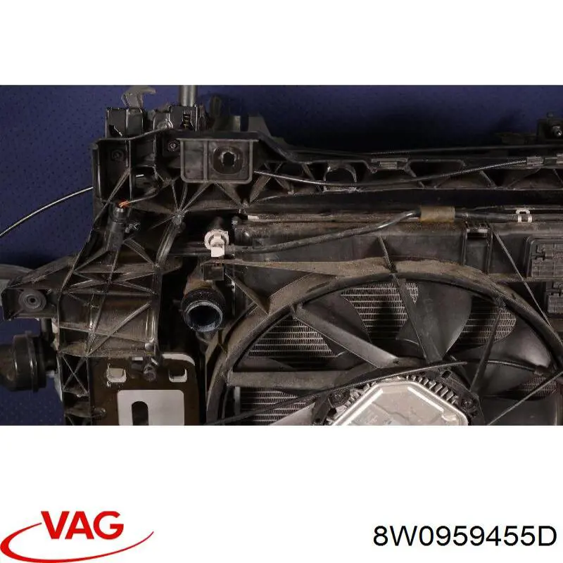 Вентилятор системи охолодження лівий VAG 8W0959455D ціна, від 325.39 USD