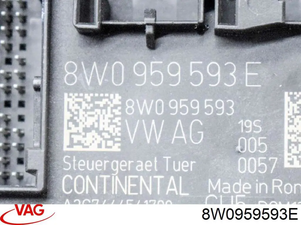 8W0959593E VAG Блок комфорту передніх дверей