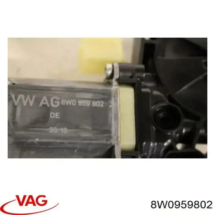 Двигун склопідіймача двері передньої, правої VAG 8W0959802 ціна, від 6.16 USD