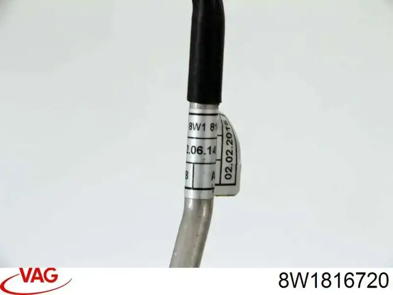 8W1816720 VAG Шланг кондиціонера, від радіатора до випарника