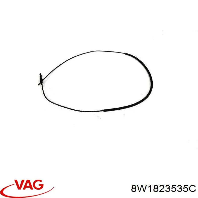 Трос відкриття капота, задній VAG 8W1823535C ціна, від 15.20 USD
