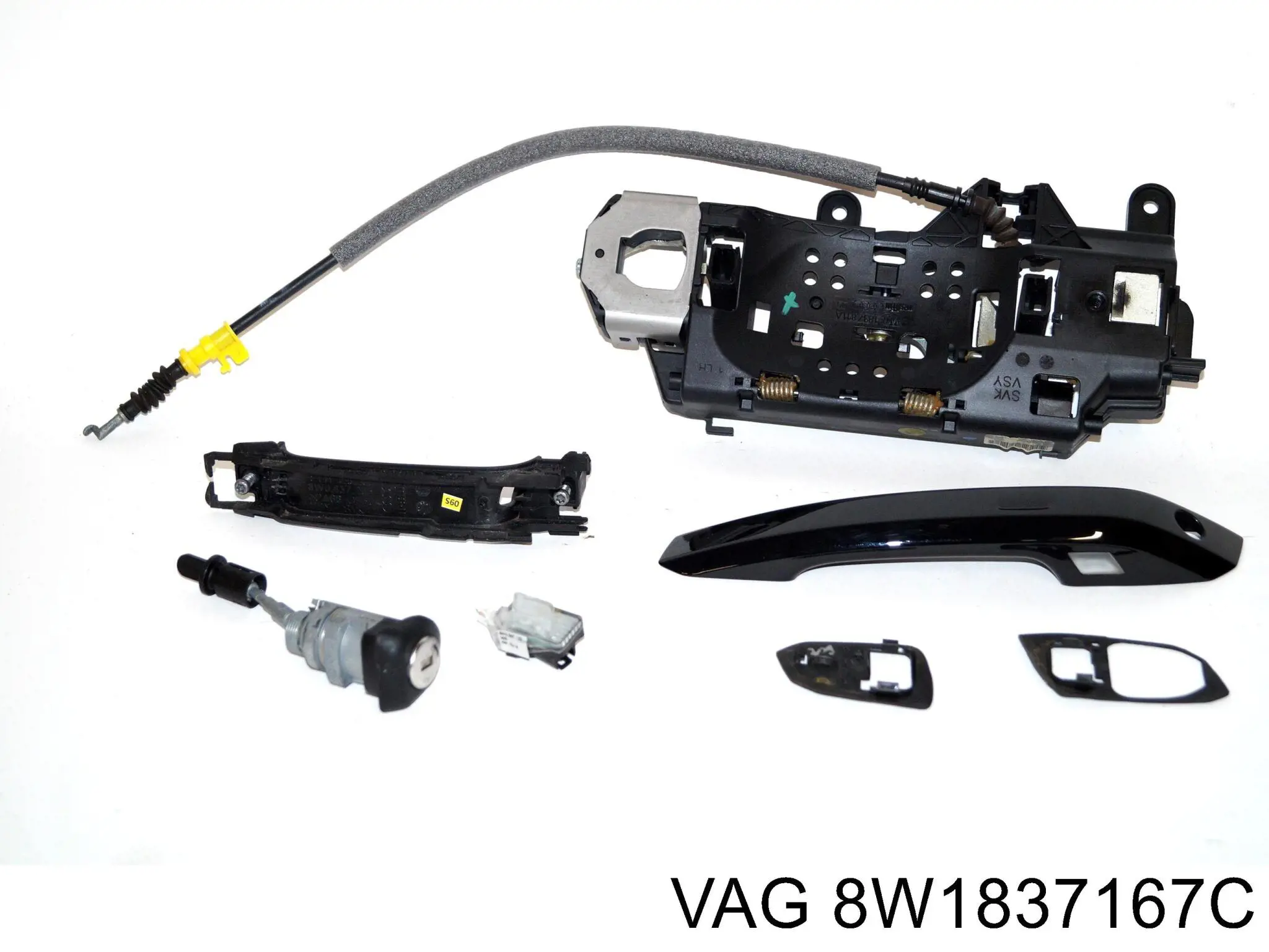 8W1837167C VAG Лічинка замка лівих дверей