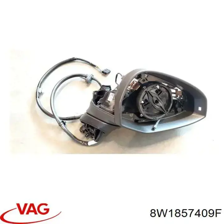 Ліве бічне дзеркало VAG 8W1857409F ціна, від 247.47 USD
