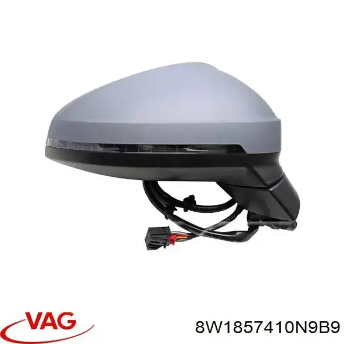 Праве бічне дзеркало VAG 8W1857410N9B9 ціна, від 44.36 USD
