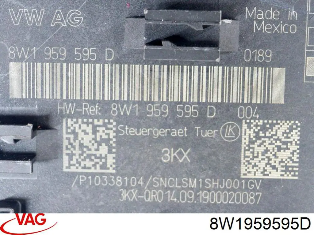 Купити 8W1959595D VAG Блок комфорту задніх дверей