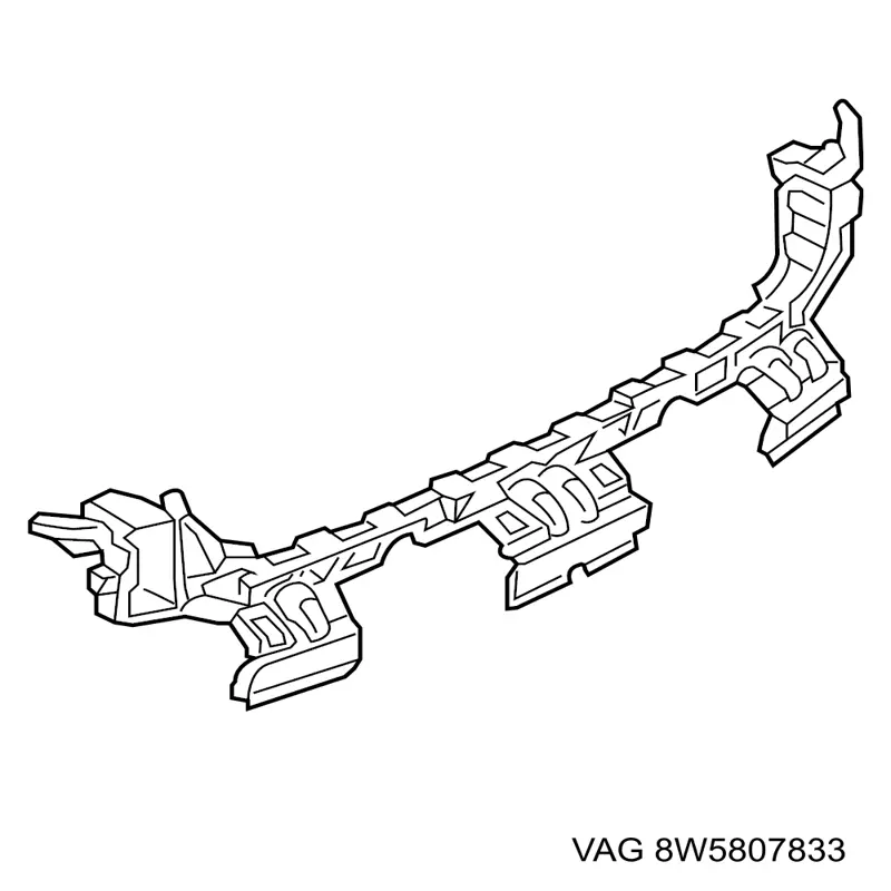 Накладка бампера заднього, центральна FPS FP1227960 ціна, від 54.32 USD