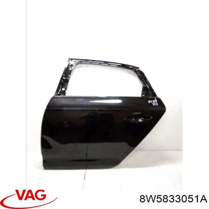 8W5833051A VAG Двері пасажирськи задні ліві