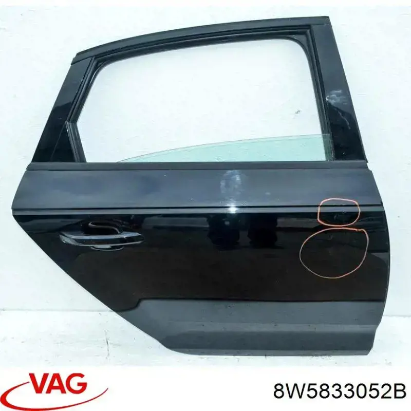 Двері задні, праві VAG 8W5833052A ціна, від 671.70 USD