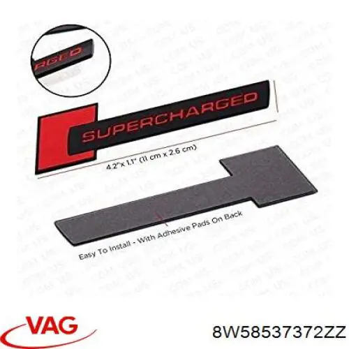  8W58537372ZZ VAG
