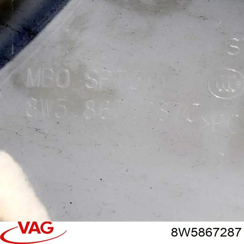 Обшивка стійки кузова внутрішня, задня ліва VAG 8W5867287 ціна, від 9.88 USD