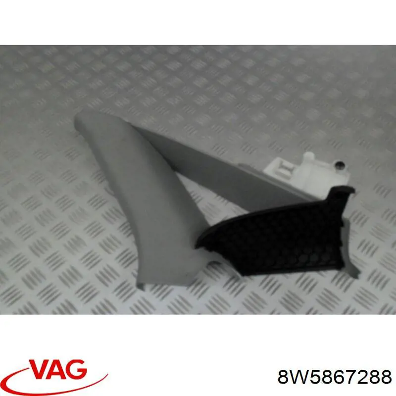 8W5867288 VAG Обшивка стійки кузова внутрішня, задня права
