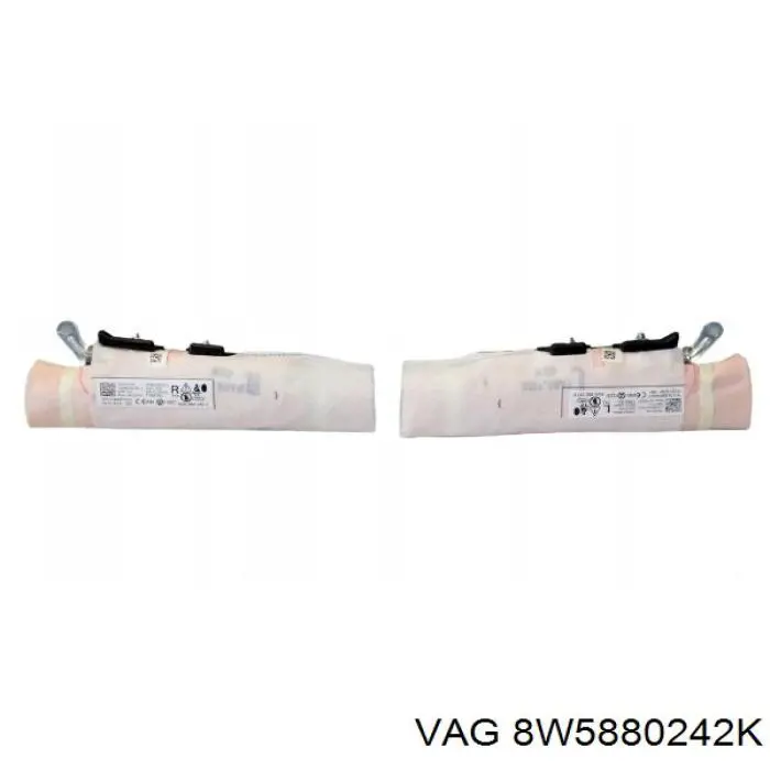 Подушка Айрбег спинки сидіння правого VAG 8W5880242F ціна, від 126.69 USD