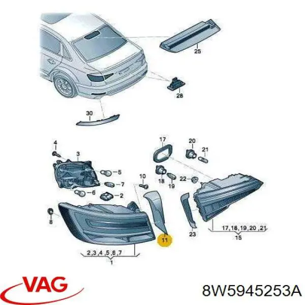 8W5945253A VAG 